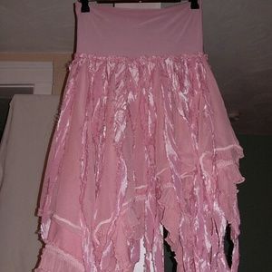 Pink skirt